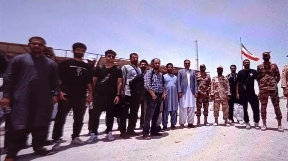 Crew members of US-seized Iranian ship return home