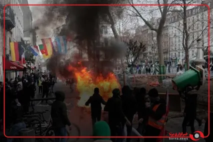 اعتراضات مردمی در فرانسه و منع آمدوشد توسط مسئولان
