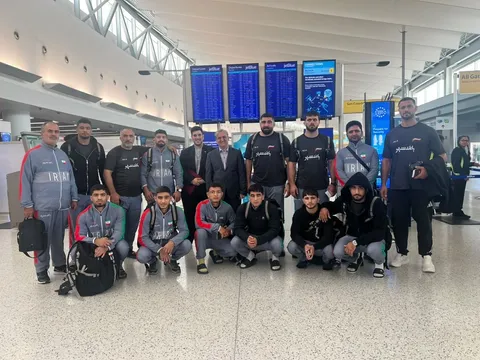کاروان تیم ملی کشتی فرنگی ایران وارد آمریکا شد