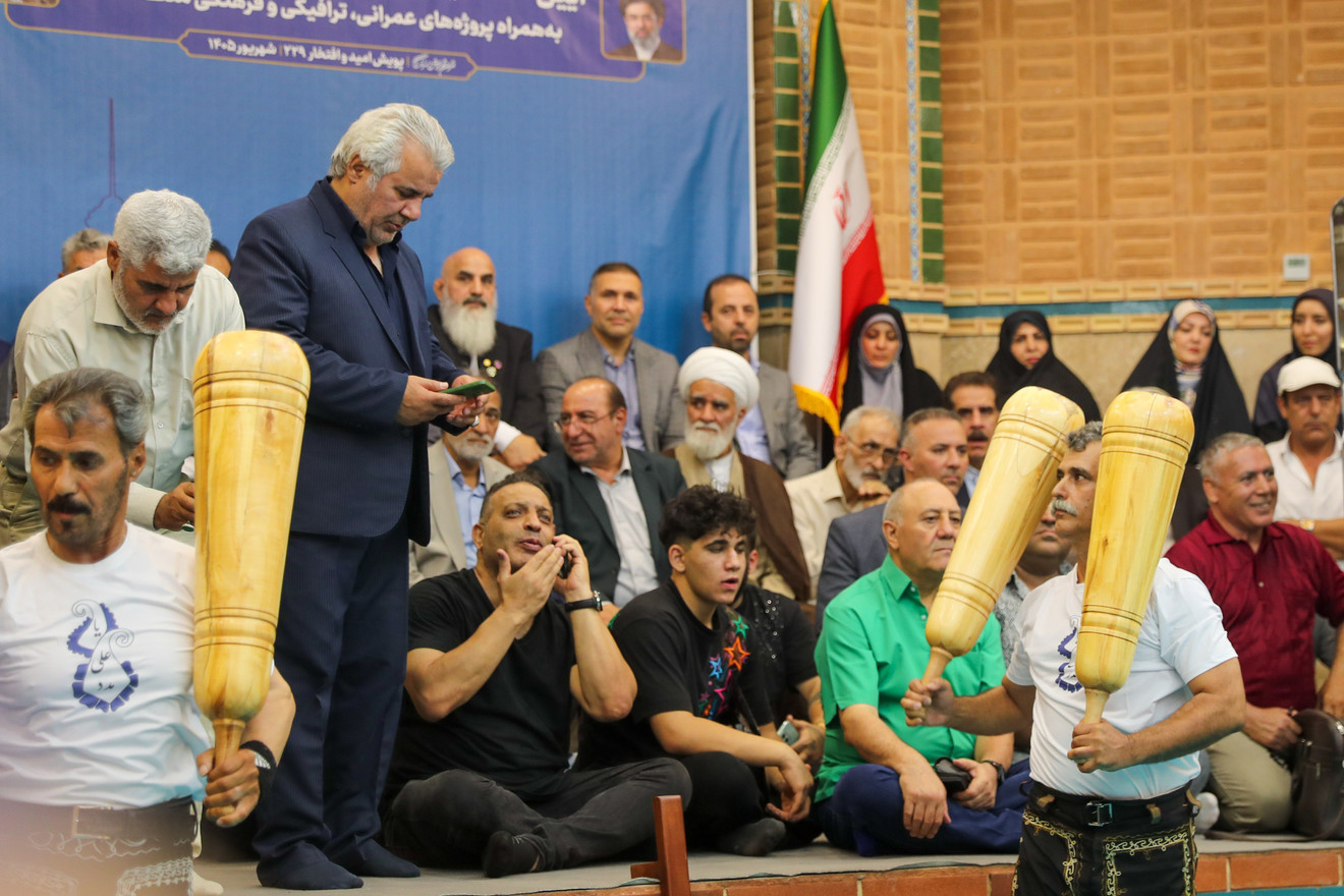افتتاح زورخانه شهید غلامرضا جانفزا