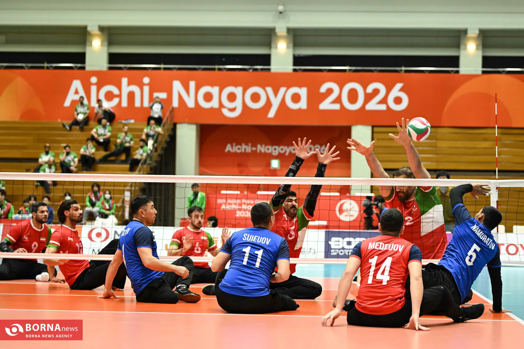 دیدار والیبال نشسته ایران و قزاقستان/NAGOYA2026
