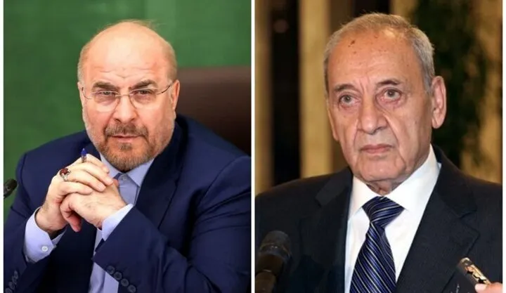 Ghalibaf to Nabih Berri: If crimes continue in Lebanon, we will stand against the Zionist regime