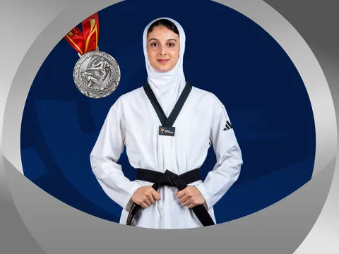 در روز حذف چهار نماینده از مسابقات تکواندو آزاد قهرمانی جهان؛ زرین‌کمر نقره‌ای شد