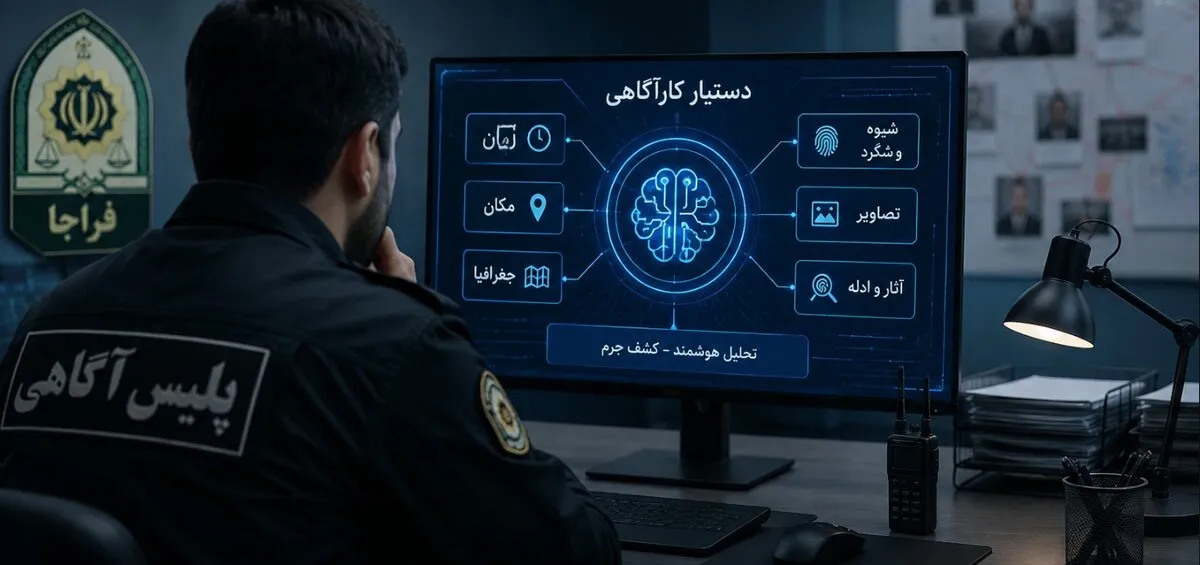 استفاده پلیس از هوش مصنوعی برای شناسایی مجرمان
