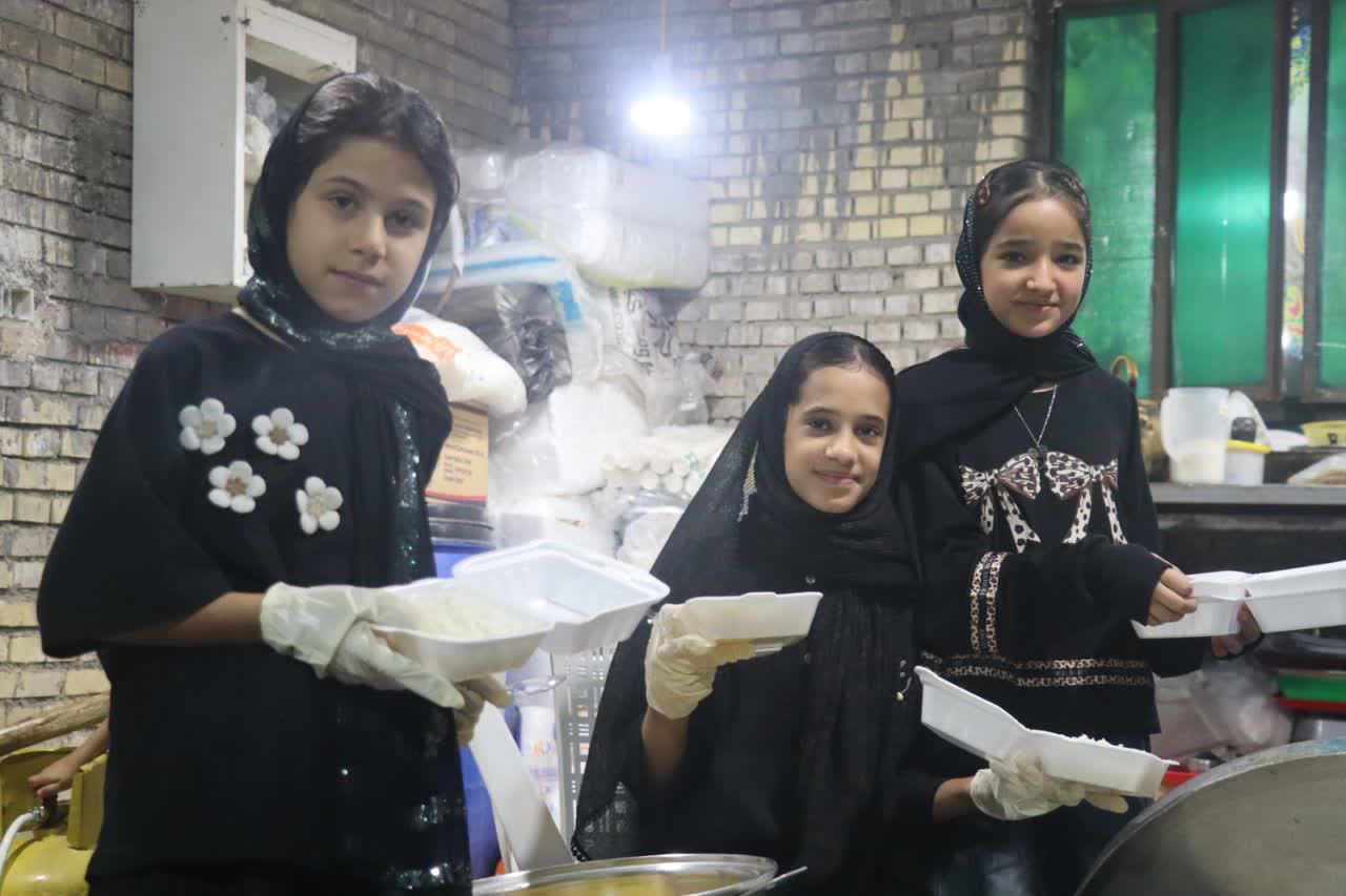 خادمی ورزشکاران و جوانان خوزستان در موکب