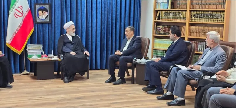 معاون‌اجرایی رئیس جمهور با آیت‌الله اعرافی دیدار کرد