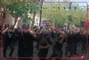 حرکت دسته های عزاداری به سمت حرم مطهر رضوی