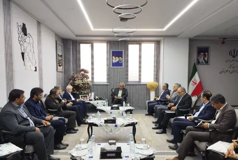 دیدار استاندار سیستان و بلوچستان با برزین ضرغامی، معاون صنایع‌دستی و هنرهای سنتی وزیر میراث فرهنگی
