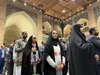 اهدای پرچم مقدس جمهوری اسلامی ایران و پرچم بارگاه مطهر امام رضا (ع) به زهرا کیانی و فاضل اتراچالی + فیلم