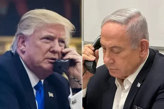 اتصال هاتفي بين ترامب ونتنياهو