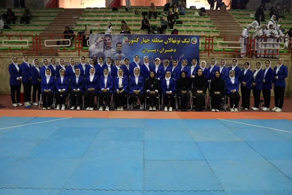 مسابقات تکواندو لیگ نونهالان دختر در کرمانشاه