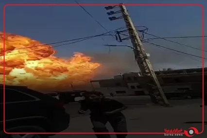 انفجار تانکر گاز در لبنان