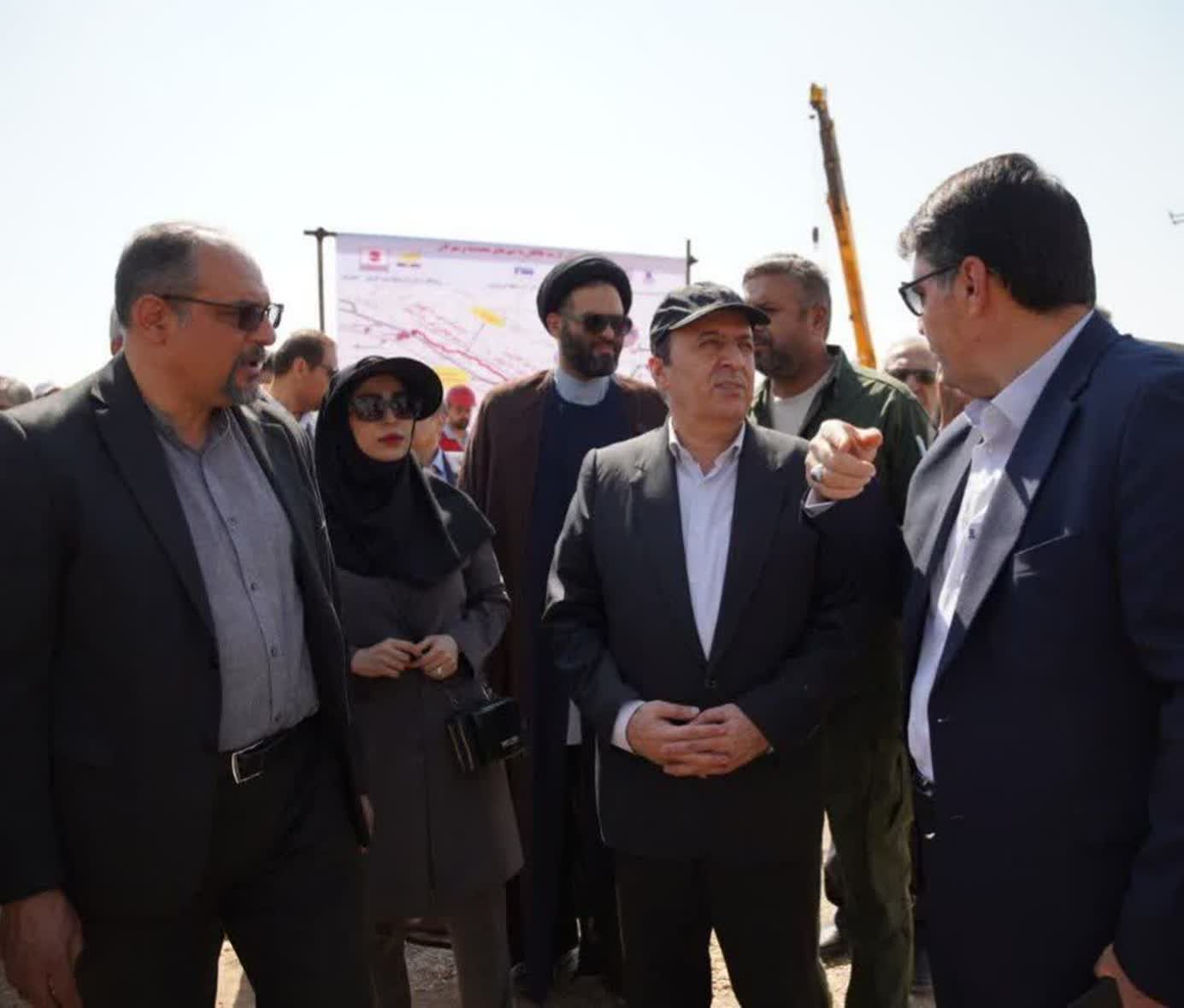 استاندار قزوین از روند اجرای پروژه انتقال آب طالقان بازدید کرد