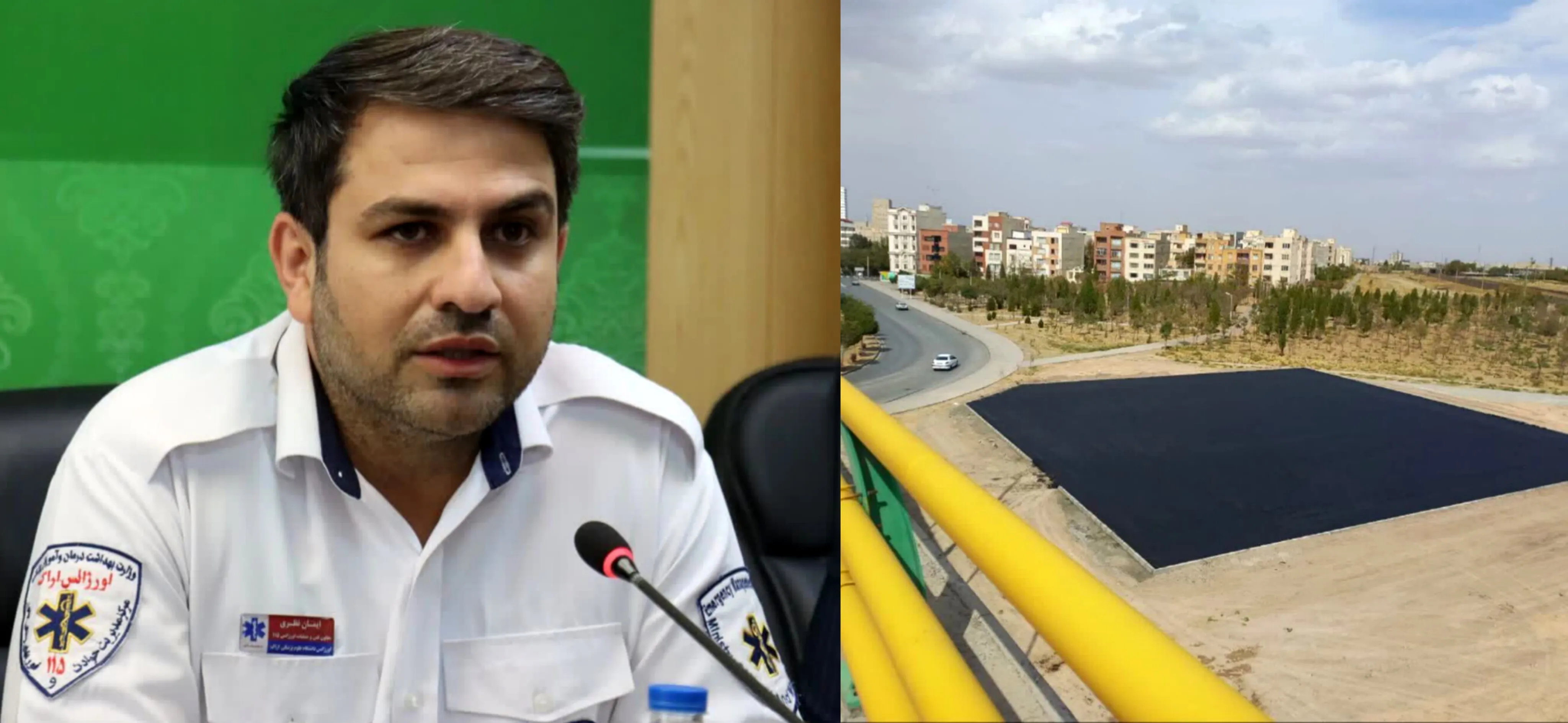 احداث پد فرود بالگرد اورژانس هوایی اراک در ۷۲ ساعت/ تقویت راهبردی امدادرسانی هوایی در مرکزی