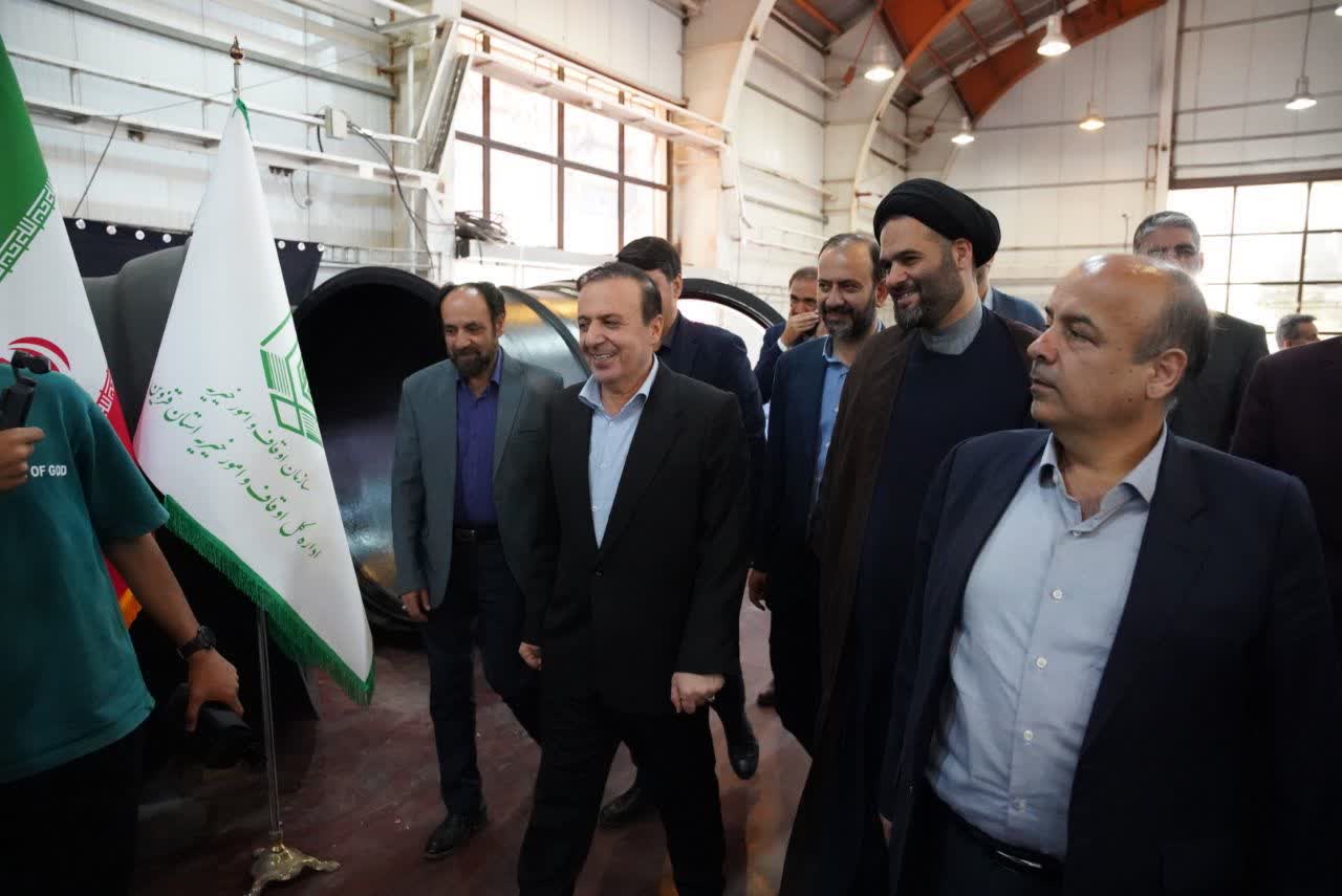 بازدید استاندار قزوین از نمایشگاه «دستاوردهای وقف در استان من» 