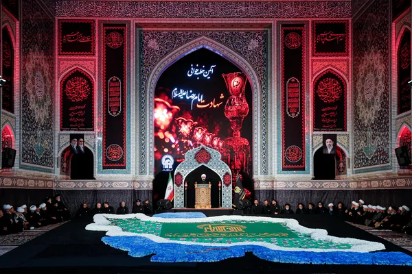 آیین خطبه&zwnj;خوانی شب شهادت امام رضا علیه&zwnj;السلام 