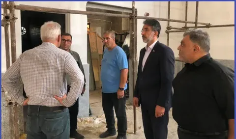بازدید مدیرکل ورزش و جوانان استان مازندران از اماکن ورزشی بهشهر ، رستمکلا و خلیل شهر
