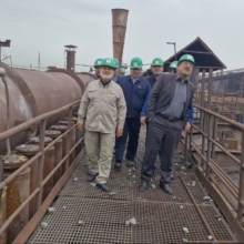 وزیر صمت از دو شرکت فولادی آسیب دیده در جنگ تحمیلی سوم بازدید به عمل آورد