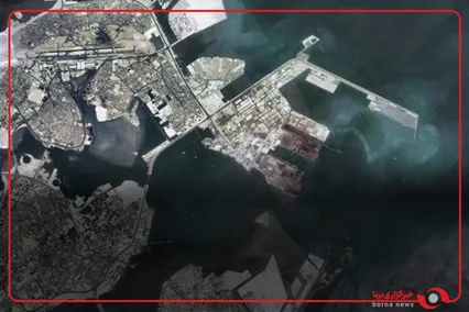 تصاویر ماهواره‌ای از انهدام دقیق مرکز فرماندهی پهپادها در پایگاه ناوگان پنجم آمریکا در بحرین