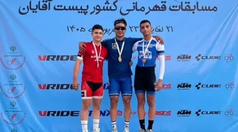 افتخارآفرینی  رایدر  سمنانی در مسابقات دوچرخه‌سواری