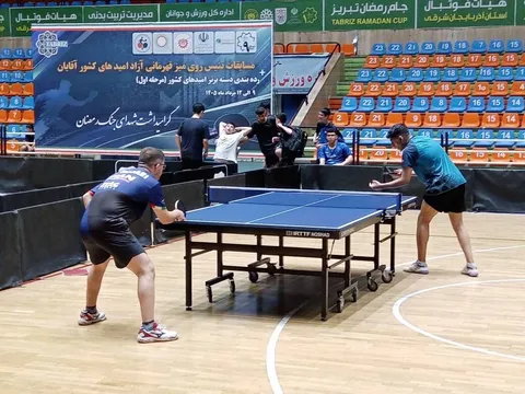 پینگ‌پنگ‌باز سنندجی قهرمان نخستین جام هگمتانه شد