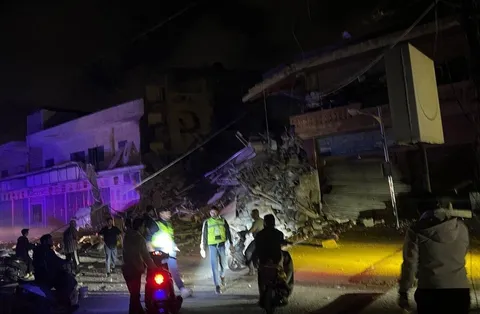 حمله به مناطق مسکونی در شهر صور لبنان