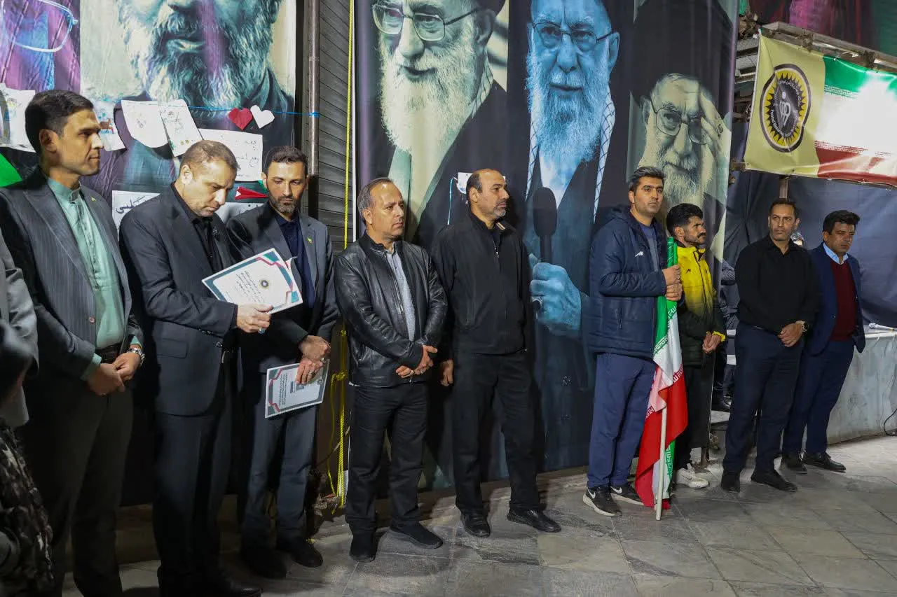 حضور معاون وزیر ورزش در چهل و هفتمین شب موکب سپاهان