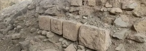 نمایان شدن بقایای یک پل تاریخی در لرستان