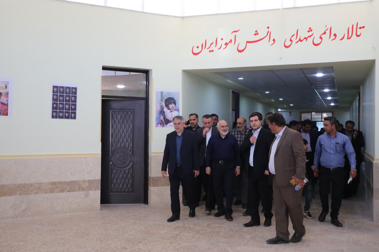 دبستان ۱۲ کلاسه خیر ساز الهایی به بهرهبرداری رسید / آغاز عملیات اجرایی مدرسه نفتی ۱۲ کلاسه دبستان ۱۲ کلاسه خیر ساز الهایی به بهرهبرداری رسید / آغاز عملیات اجرایی مدرسه نفتی ۱۲ کلاسه