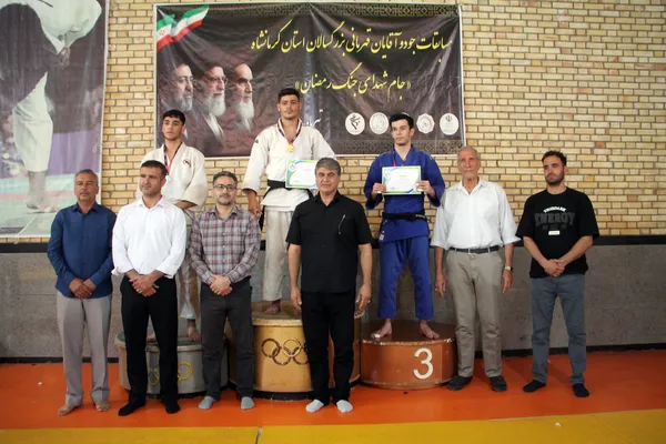 مسابقات جودو آقایان قهرمانی بزرگسالان استان کرمانشاه