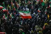 موج شصت و هفتم خروش مردمی در اراک؛ میدان «حسینیه ایران» مملو از پرچم‌ها و فریاد وحدت