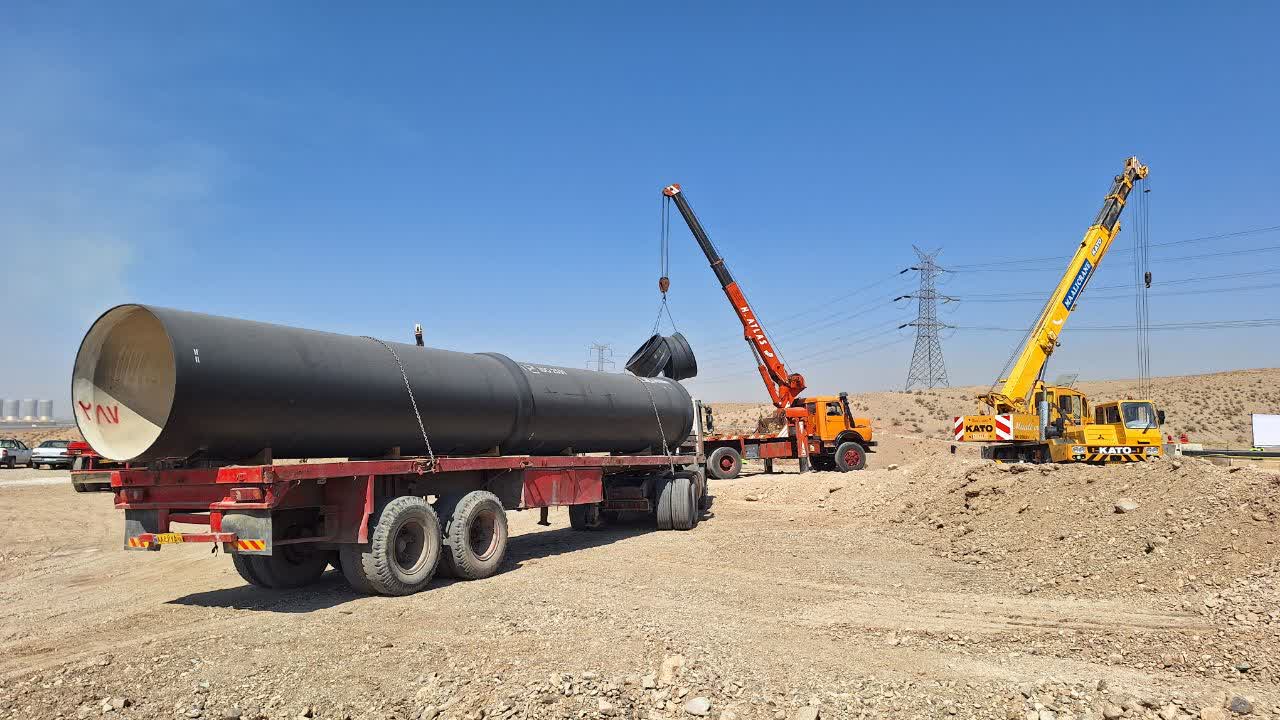 استاندار قزوین از روند اجرای پروژه انتقال آب طالقان بازدید کرد