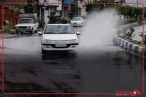 بارش باران‌ سیل‌آسا در شهرهای شمالی کشور