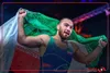 دور افتخار امیرحسین زارع با پرچم ایران