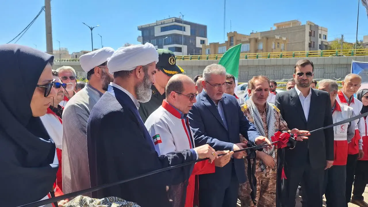نمایشگاه «دیدار در قاب غیرت» در هلال احمر قزوین گشایش یافت