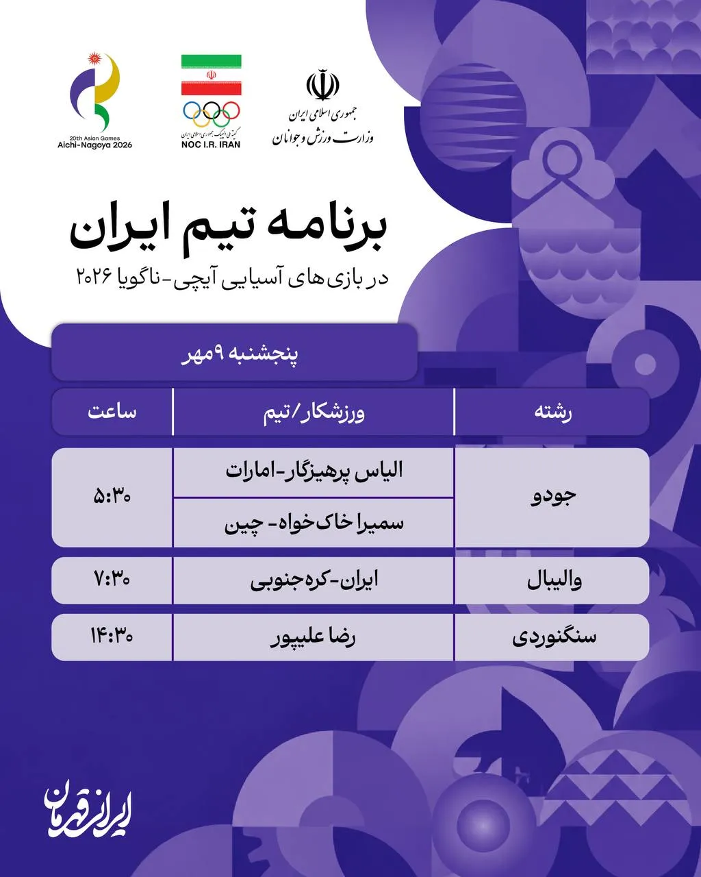بازی های آسیایی ناگویا