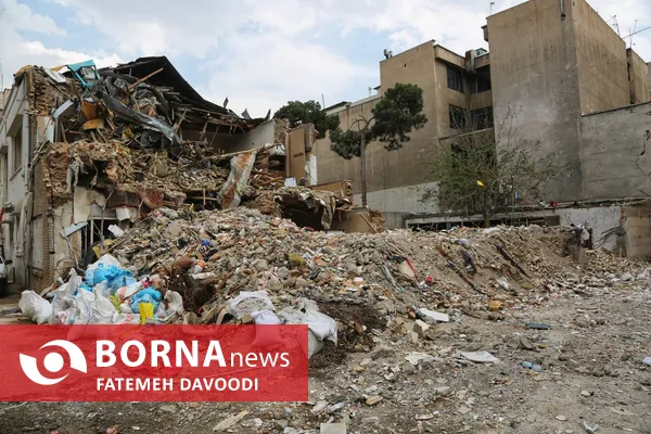 مناطق مورد اصابت تهران