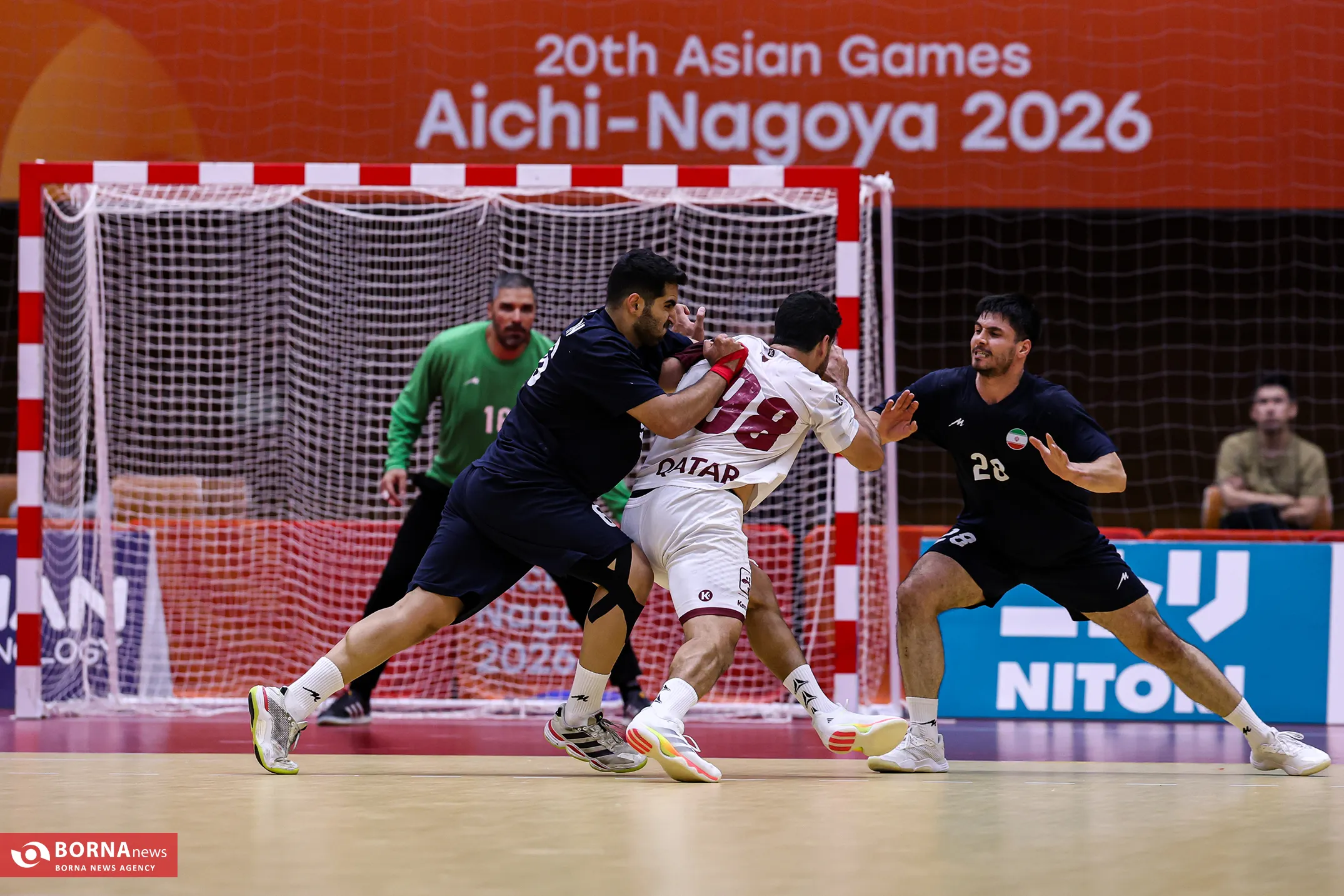 دیدار تیم های هندبال ایران و قطر/ NOGOYA2026