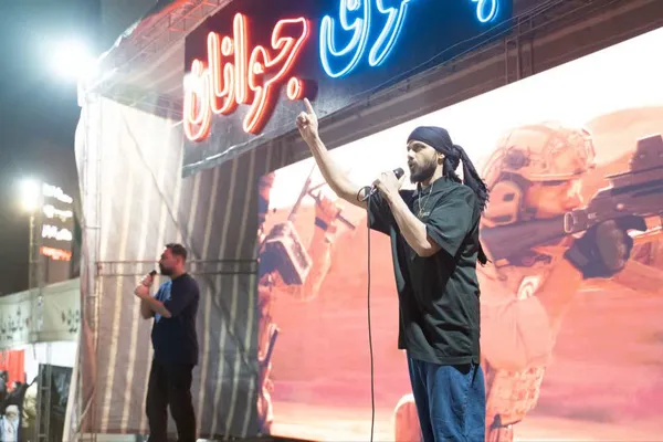 پاتوق جوانان مشهدی در میدان جانباز