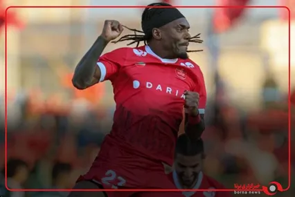 گل اول پرسپولیس به مس شهربابک توسط بیفوما