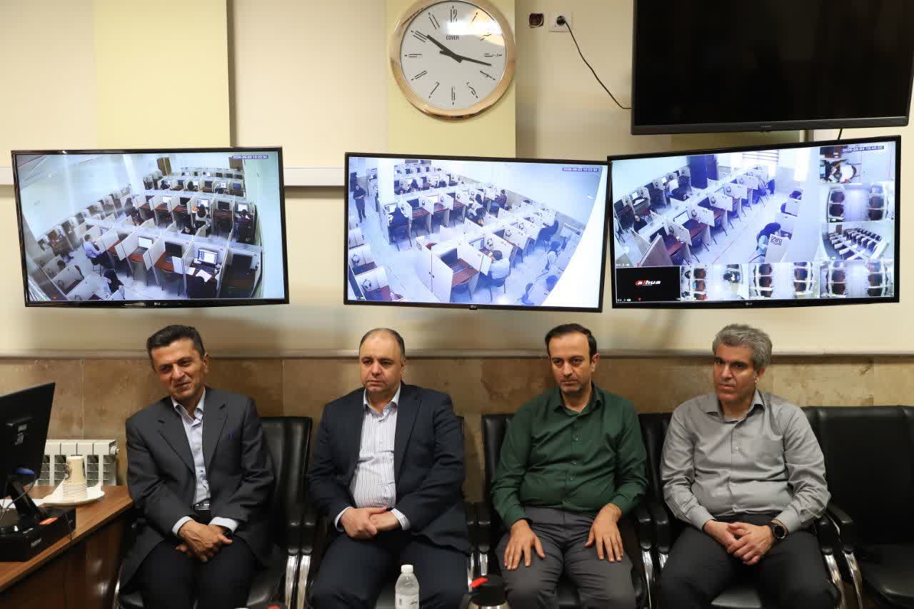 بازدید سرپرست دانشگاه علوم پزشکی قزوین از آزمون گواهینامه و دانشنامه تخصصی و فوق‌تخصصی پزشکی 