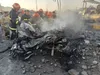 حادثه مرگبار در ورودی سنندج؛ انفجار تانکر سوخت و جان‌باختن ۱۰ نفر