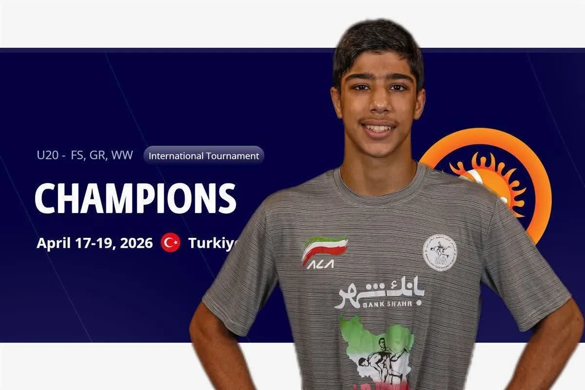 مدال طلای اهورا در رقابت های کشتی بین المللی قهرمانان ترکیه