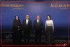 تصاویری از ورود رییس‌جمهور پزشکیان به ورزشگاه بیشکک، محل برگزاری افتتاحیه مسابقات جهانی عشایری