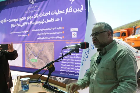 عملیات اجرایی چهاربانده‌کردن محور سرمست-قلاجه آغاز شد
