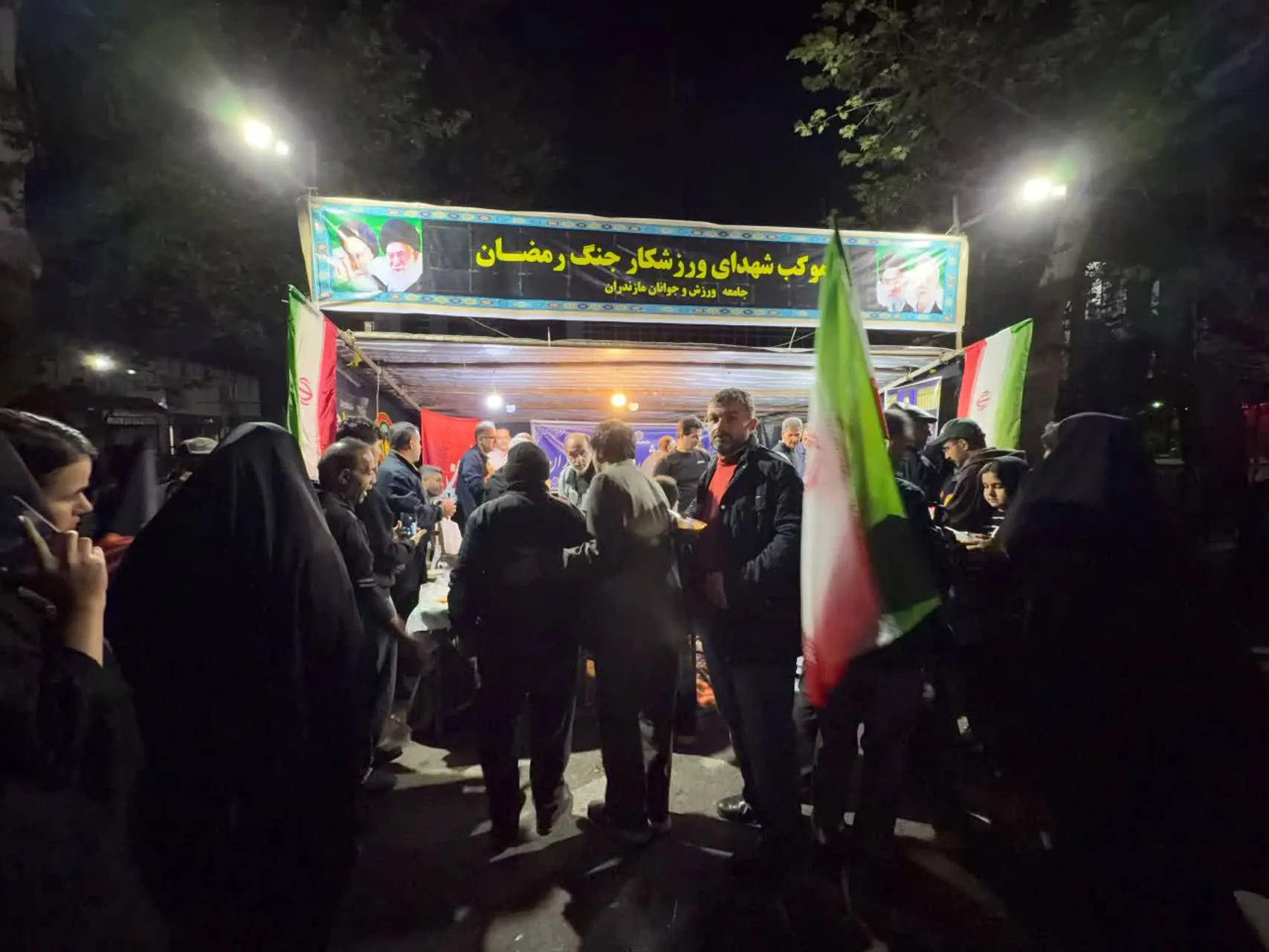 موکب شهدای ورزشکار جنگ رمضان میعادگاه ورزشی ها و جوانان مازندرانی