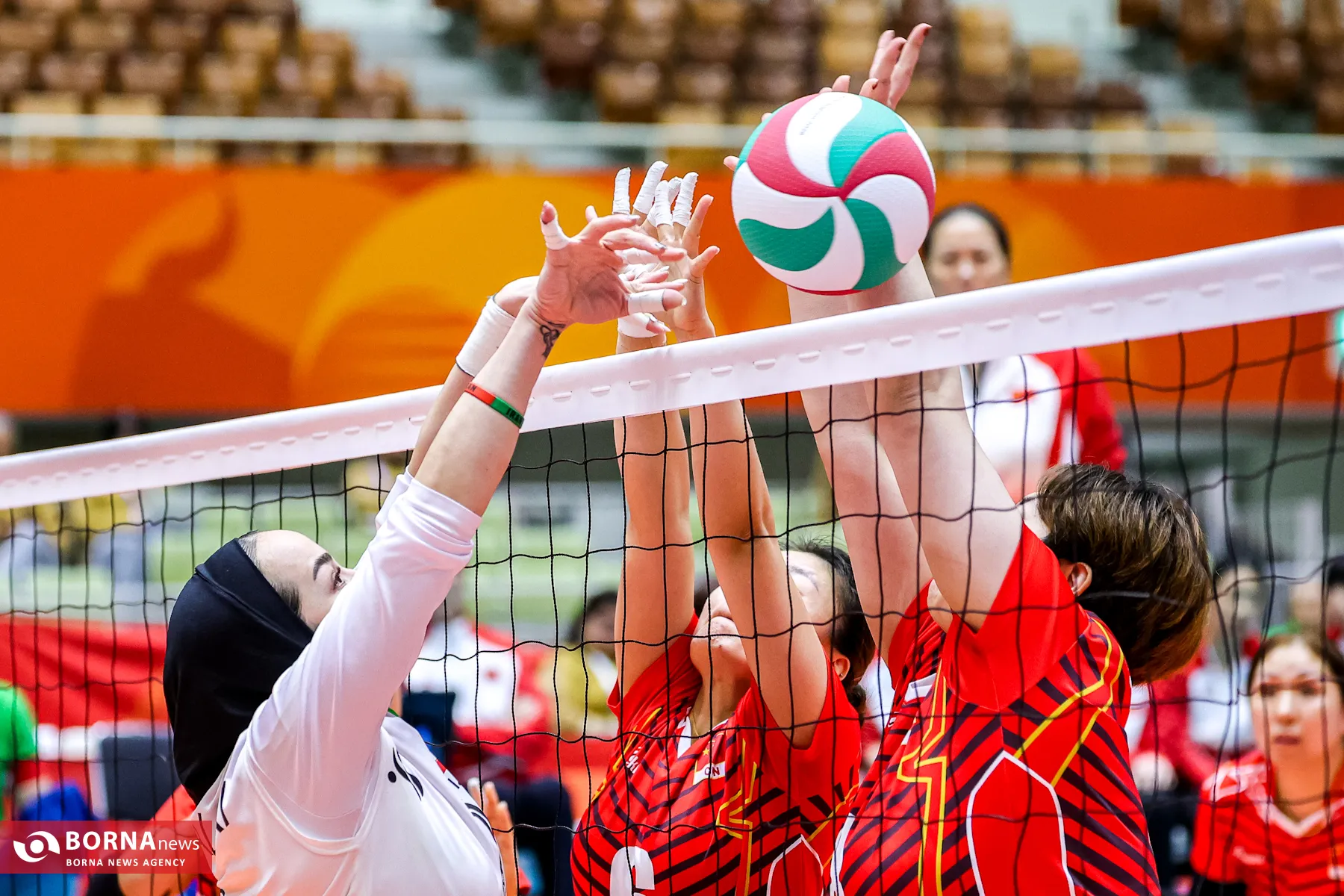 دیدار والیبال نشسته دختران ایران و چین/NAGOYA2026