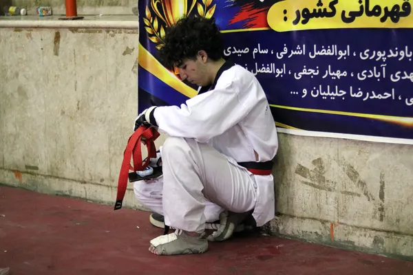 مسابقات لیگ نونهالان تکواندو در کرمانشاه