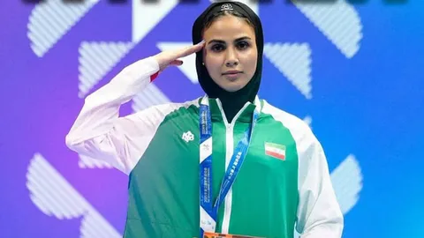 سارا بهمنیار از تیم ملی کاراته خداحافظی کرد