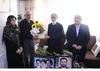 دیدار معاون حقوقی رئیس جمهور و‌ استاندار مازندران با خانواده شهید احسان تقوی